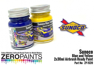 Sunoco Blue and Yellow Paint Set 2x30ml ZP-1539